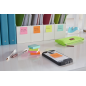 Post-It Super Sticky Pack de 6 blocs de 90 notes autocollantes repositionnables - Forme rectangulaire - Couleurs assorties