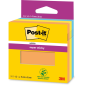 Post-It Super Sticky Pack de 3 blocs de 45 notes autocollantes repositionnables - 100 % PEFC - Orange