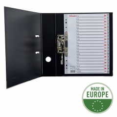 â Alphabets en plastique Esselte avec couverture d'index A4 - PP - Type AZ - Carton d'index : Carton gris - MatÃ en stock