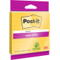 Bloc de 45 notes adhésives repositionnables Post-It Super Sticky - Forme carrée - 101 x 101 mm - Jaune