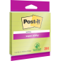 Bloc de 45 notes adhésives repositionnables Post-It Super Sticky - Forme carrée - 101 x 101 mm - Vert
