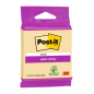 Bloc de 45 notes adhésives repositionnables Post-It Super Sticky - Forme carrée - 76 x 76 mm - Jaune clair
