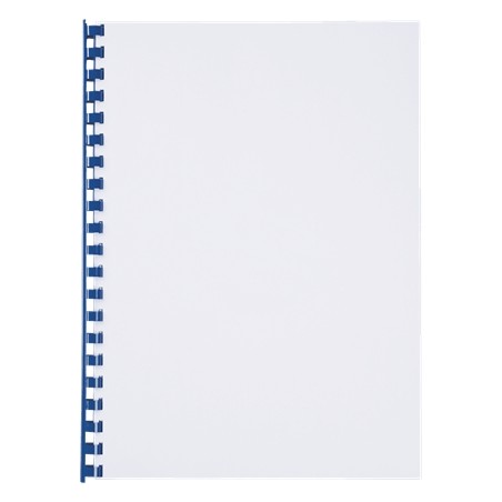 GBC Combbind Binding Peigne - 8mm - Durable et Résistant - Bleu