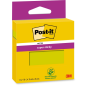Pack de notes Post-It Super Sticky, 1 bloc de 90 notes autocollantes repositionnables - 76 x 76 mm - Vert