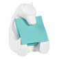 Distributeur Post-It Super Sticky avec 2 blocs de 45 notes Z - Forme ours - Forme carrée - 76 x 76 mm - Blanc