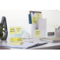 Post-It Super Sticky Pack de 12 blocs de 90 notes autocollantes repositionnables - 51 x 76 mm - Emballage carton - 100 % PEFC -
