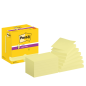 Post-It Super Sticky Pack de 12 blocs de 90 notes autocollantes repositionnables - Forme rectangulaire - 76 x 127 mm - Zig-Zag -