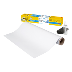 Tableau blanc Post-It facile à effacer - Rectangulaire - 121,9 x 242 cm - Blanc