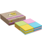Post-It Super Sticky Pack de 16 blocs de 90 notes autocollantes repositionnables - 76 x 76 mm - Couleurs assorties