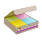 Post-It Super Sticky Pack de 16 blocs de 90 notes autocollantes repositionnables - 76 x 76 mm - Couleurs assorties