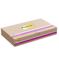 Post-It Super Sticky Pack de 18 blocs de 90 notes autocollantes repositionnables - Couleurs assorties