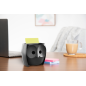 Distributeur de notes Post-It Super Sticky avec 2 blocs de 45 notes Z - Forme hibou - Noir