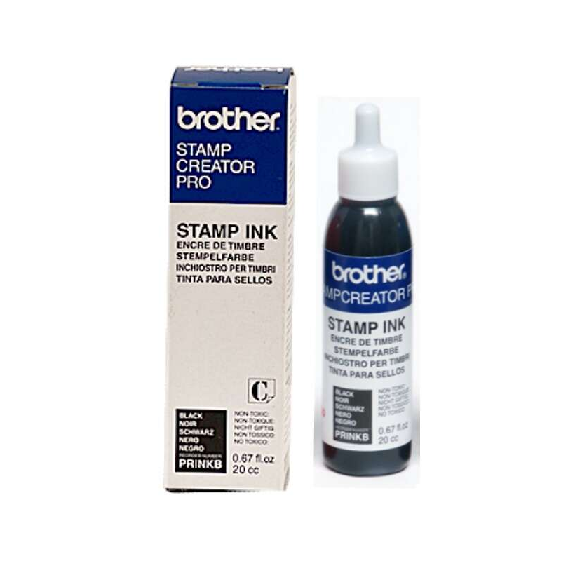 Bouteille d'encre noire Brother pour machine à tamponner SC2000 20cc