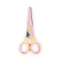 LOT de 12 Ciseaux d'école Alpine Pastel 13 cm - Acier inoxydable - Pointe émoussée - Couleurs pastel assorties