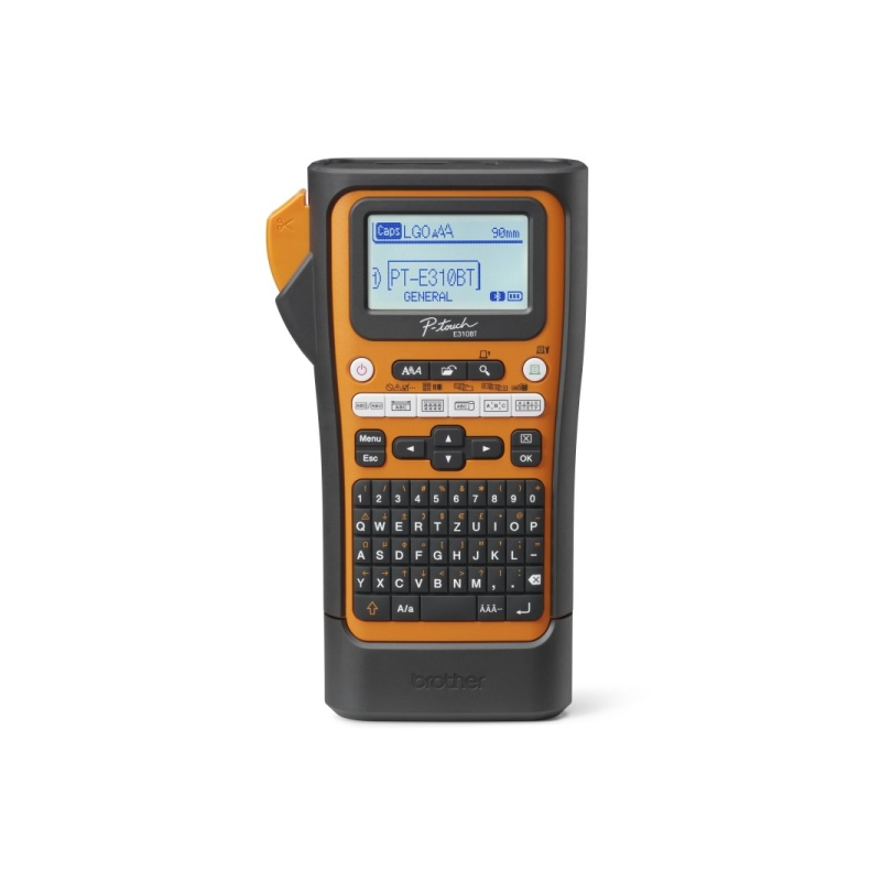 Étiqueteuse électronique Brother PT-E310BTVP Bluetooth 5.0, USB - Écran LCD 180x180dpi - Vitesse d'impression 20 mm/s - Largeur