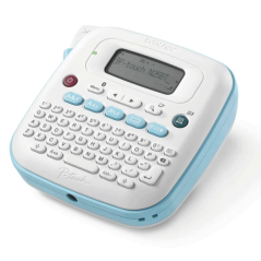 Étiqueteuse électronique de bureau portable Bluetooth Brother PT-N25BT - Écran LCD - 3 types de lettres, 15 cadres et 250 symbol