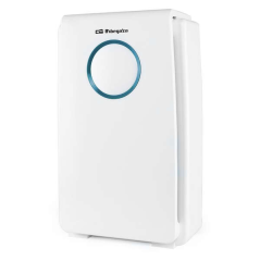 Purificateur d'air avancé Orbegozo PU 1000 - Filtration 5 phases - Élimine les allergènes - Bactéries et virus - Écran tactile -