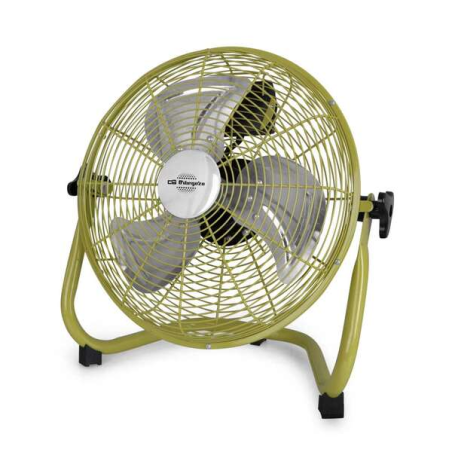 ventilateur vert trépied grillagé Orbegozo