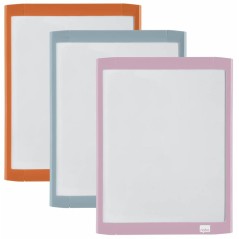 ✅ Nobo Mini Tableau Magnétique avec Cadre Couleur 216x280mm - Différentes Couleurs - Marqueur et Gomme Inclus en stock