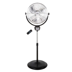ventilateur industriel noir sur pied