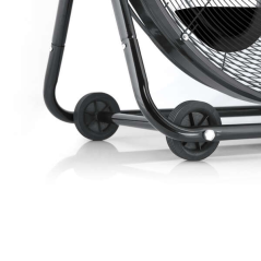base ventilateur noir roues robustes