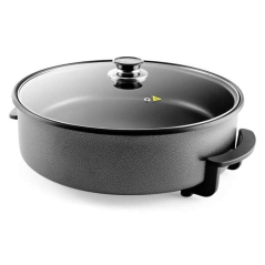 Marmite à paella à pizza Orbegozo PZ 8100 - Remplacez votre batterie de marmites par cette marmite électrique polyvalente - Capa