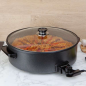 Marmite à paella à pizza Orbegozo PZ 8100 - Remplacez votre batterie de marmites par cette marmite électrique polyvalente - Capa