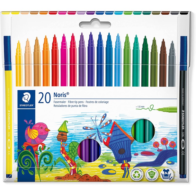 Lot de 20 feutres Staedtler