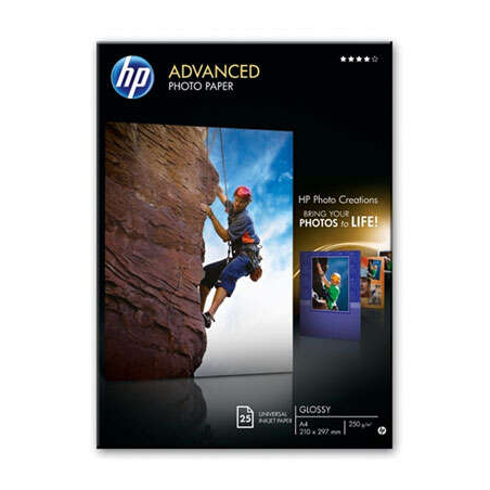 Papier photo brillant avancé HP Q5456A 25 feuilles A4 250gr
