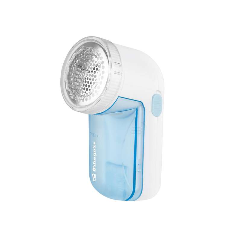 Orbegozo QP 6400 Anti-peluches compact - Sûr - Efficace - Acier inoxydable - Récipient amovible - Diamètre 5 cm - Piles AA - Erg