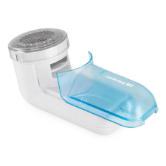 Orbegozo QP 6400 Anti-peluches compact - Sûr - Efficace - Acier inoxydable - Récipient amovible - Diamètre 5 cm - Piles AA - Erg