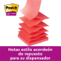 Post-It Super Sticky Pack de 16 blocs de 90 notes autocollantes repositionnables - Forme carrée - 76 x 76 mm - Zig-Zag - Couleur
