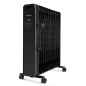 Radiateur à huile numérique Orbegozo RAD 2510 - Puissant et efficace - Écran tactile LED - Télécommande - Minuterie 24H - Protec