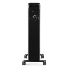 Radiateur à huile numérique Orbegozo RAD 2510 - Puissant et efficace - Écran tactile LED - Télécommande - Minuterie 24H - Protec