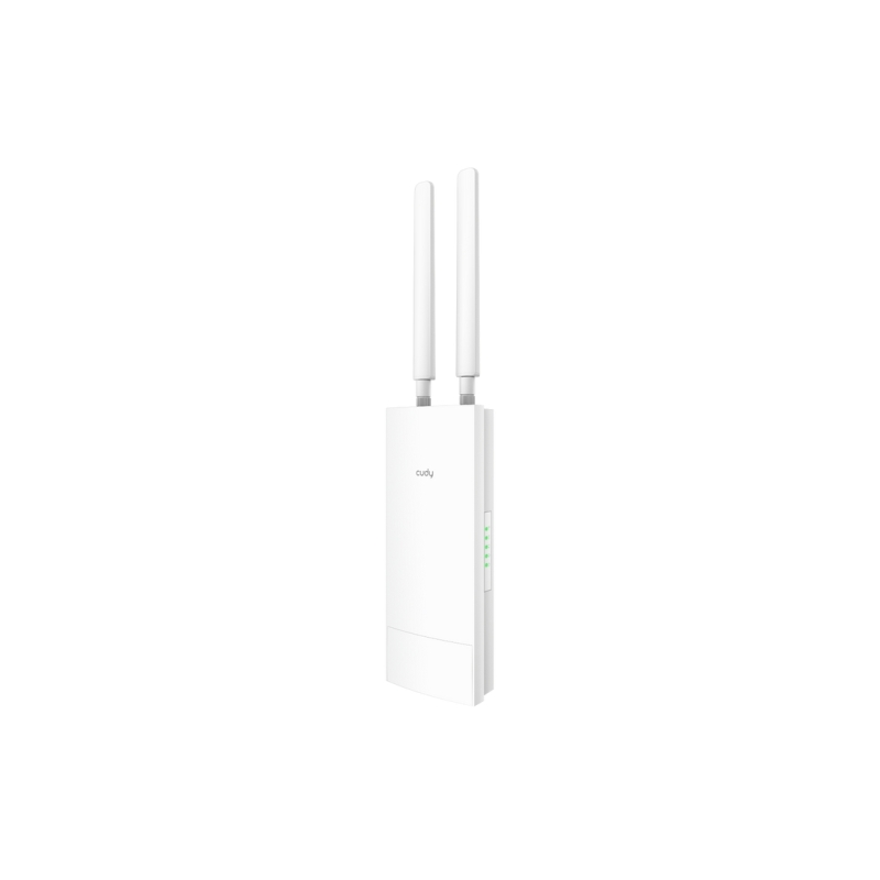 Répéteur Wi-Fi extérieur Cudy AC1200 - 1 port - Débit jusqu'à 100 Mbit/s - 2 antennes amovibles - Étanchéité IP65 - Adaptateur P