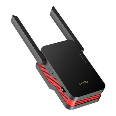 Cudy RE3000 Range Extender AX3000 WiFi 6 Dual Band - Jusqu'à 2402Mbps - Bouton WPS - 2 Antennes Externes + 1 Interne - Compatibl