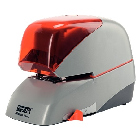 ✅ Agrafeuse électrique de bureau Rapid Supreme 5080e + cartouche 5000 agrafes - Jusqu'à 80 feuilles - Profonde en stock
