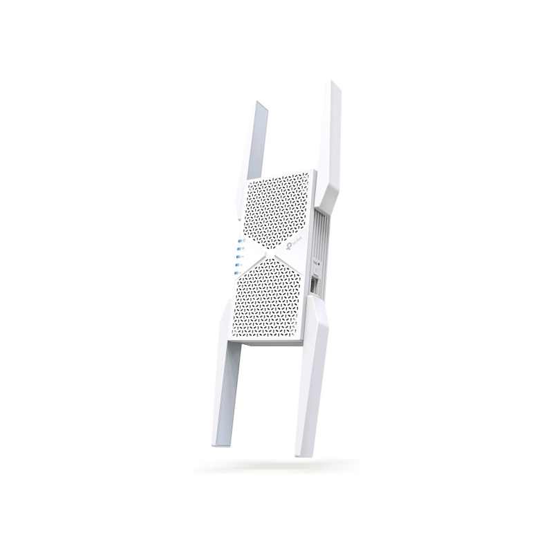 TP-Link RE655BE Repetidor WiFi 7 Tribanda BE9300 - Velocidad 9.3Gbps - 4 Antenas Externas - Configuracion Sencilla con WPS o App