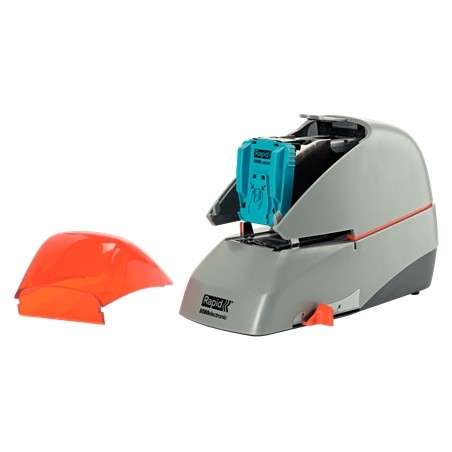 Agrafeuse électrique de bureau Rapid Supreme 5080e + cartouche 5000 agrafes - Jusqu'à 80 feuilles - Profondeur d'agrafage