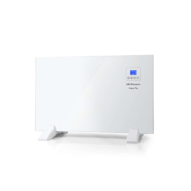 Panneau Radiant Orbegozo REH 1000 - Design Slim - Télécommande - Programmation journalière et hebdomadaire - Protection contre l