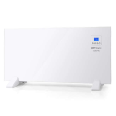 Orbegozo REH 1500 a Panneau Radiant Blanc Mince - Écran LCD - Commande Tactile - Programmateur Hebdomadaire - Protection Contre