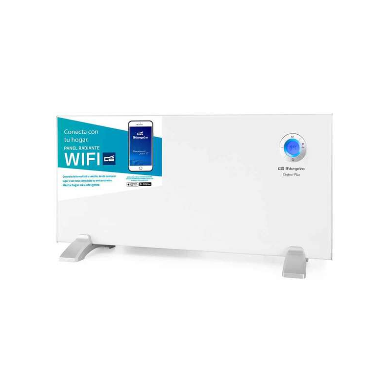 Panneau Radiant Wi-Fi Intelligent Orbegozo REW 1500 - Commande Vocale - Détection de Fenêtre Ouverte - Programmation Quotidienne