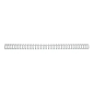 Lot de 100 fils de reliure GBC Wirebind de 6 mm pour reliures rondes ou carrées au pas de 3:1 - Format A4 - Pour 34 trous - Reli
