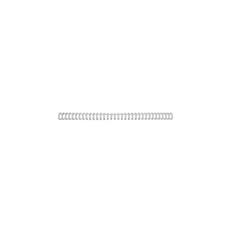 Lot de 100 fils de reliure GBC Wirebind de 8 mm pour reliures rondes ou carrées au pas de 3:1 - Format A4 - Pour 34 trous - Reli