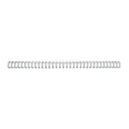 Lot de 100 fils de reliure GBC Wirebind de 8 mm pour reliures rondes ou carrées au pas de 3:1 - Format A4 - Pour 34 trous - Reli