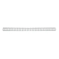 Lot de 100 fils de reliure GBC Wirebind de 9,5 mm pour reliures rondes ou carrées au pas de 3:1 - Format A4 - Pour 34 trous - Re