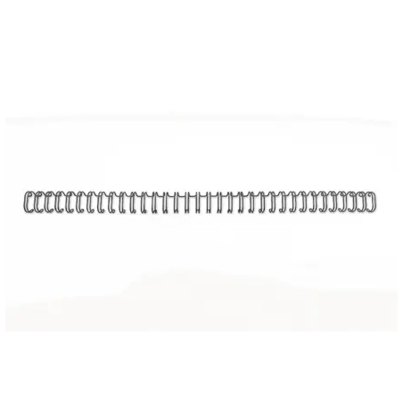 Lot de 100 anneaux de reliure spirale GBC Wirebind pour reliure spirale A4 11 mm - 34 trous - Jusqu'à 100 feuilles - Reliure pro
