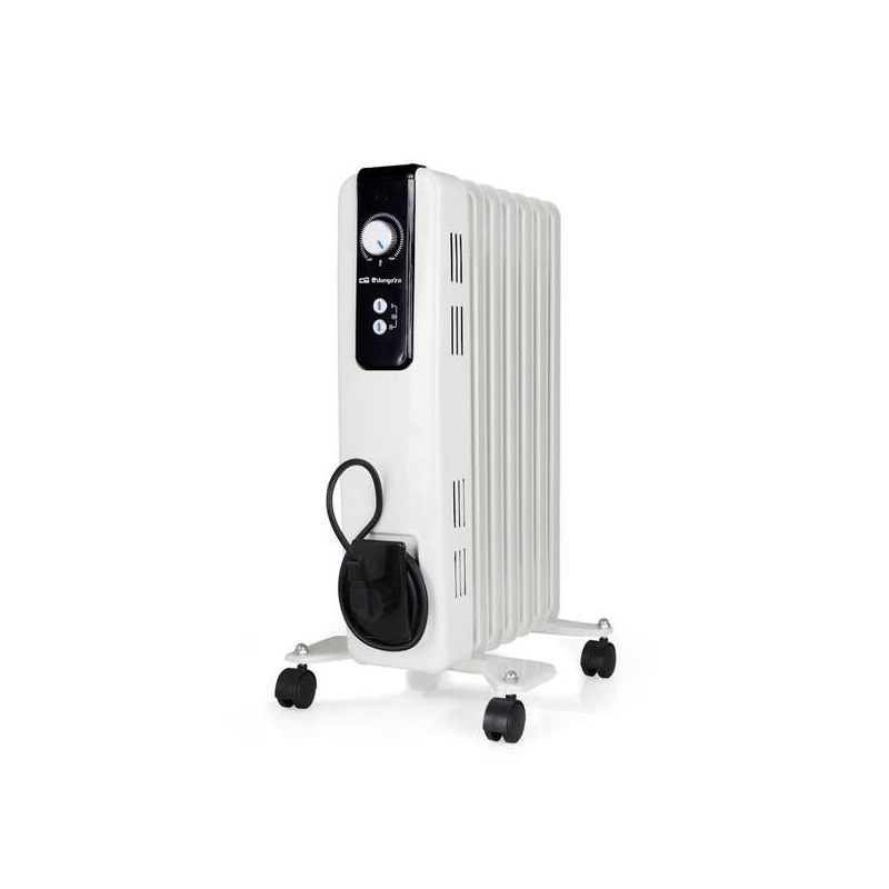 Radiateur Compact Série RH Orbegozo - Puissant et Silencieux - 3 Niveaux de Puissance - Thermostat Réglable - Thermofusible de S