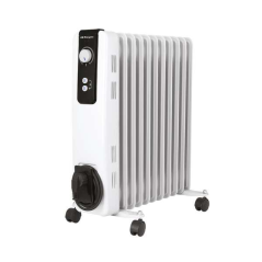 Orbegozo RH-2500 Radiateur à Huile Compact et Puissant - Puissance 2500W - Éléments à Haute Inertie Thermique - Thermostat Régla