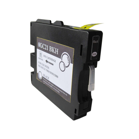 Ricoh GC21K Cartouche d'encre pigmentée générique noire - Remplace 405532/405536